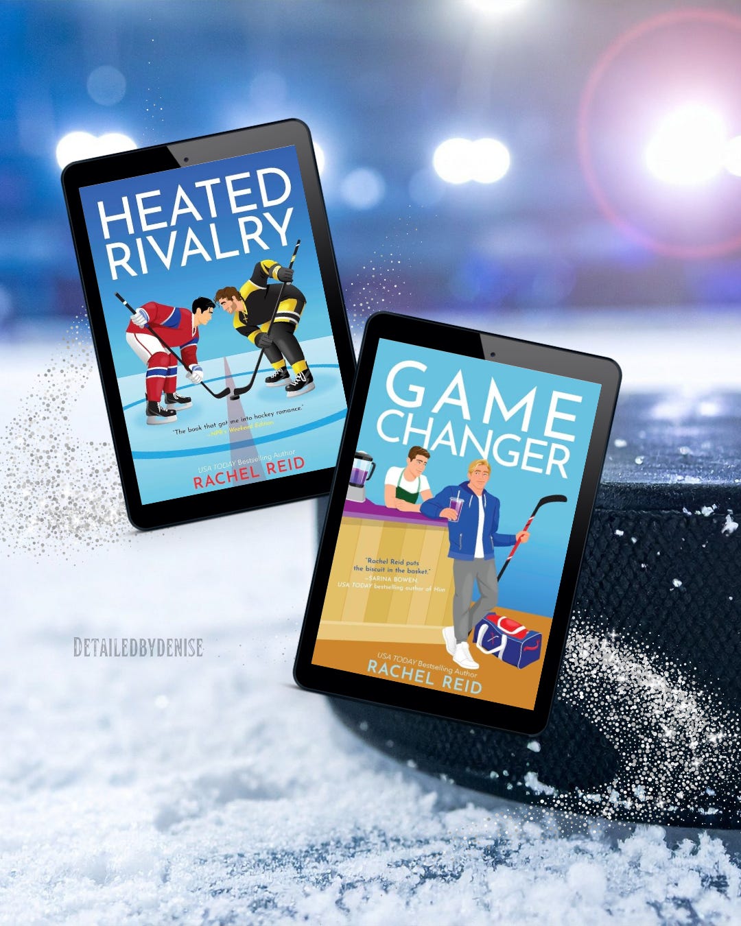 Heated Rivalry and Game Changer hockey romance novels