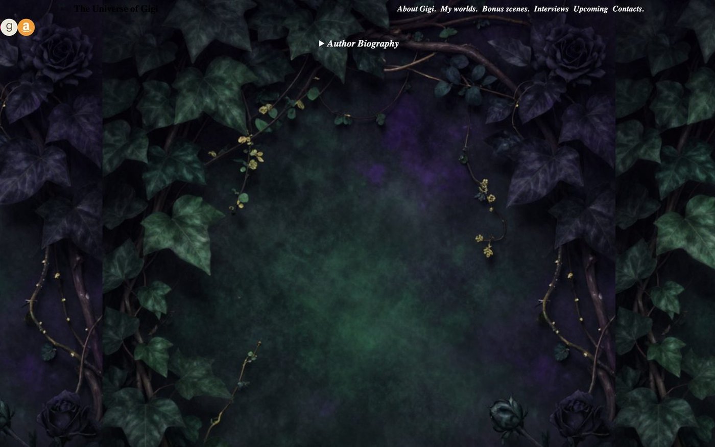 Gigi homepage before