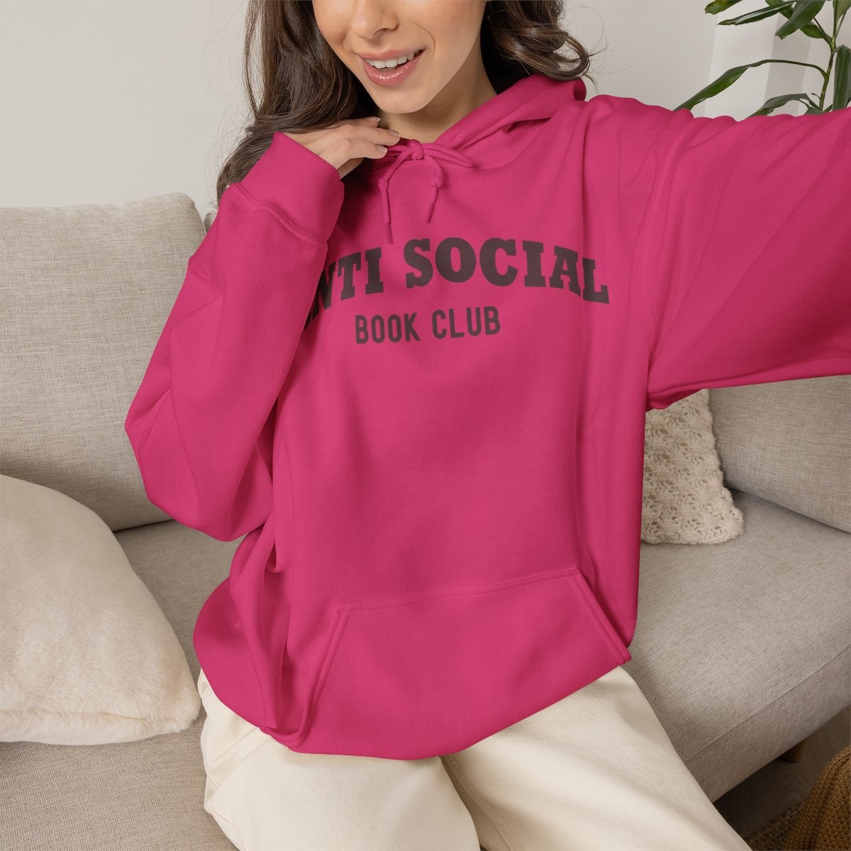 Anti Social Book Club hoodie design by DetailedByDenise